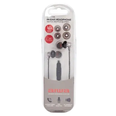 Aiwa ESTM-50 Auriculares con Micrófono Plateados Aiwa ESTM-50 Auriculares con Micrófono Plateados