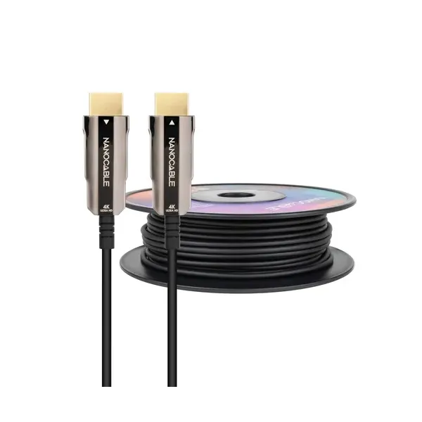 Nanocable Cable HDMI 2.0 AOC 4K Macho/Macho 40m Negro
