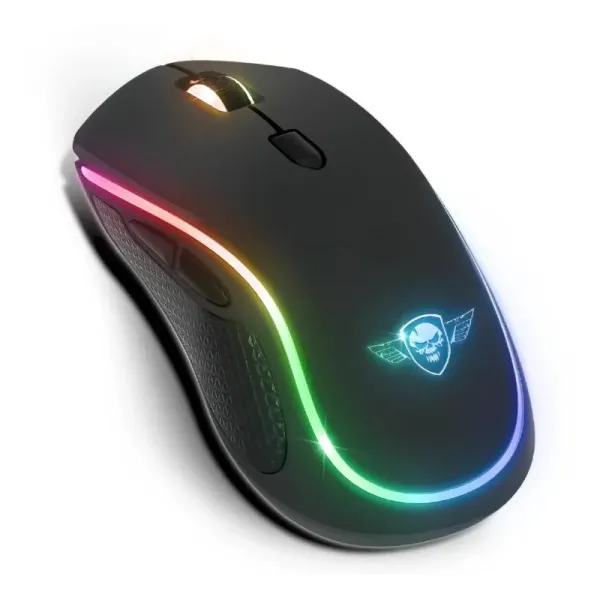 Spirit of Gamer PRO-M9 Ratón Gaming Inalámbrico RGB 4200 DPI Negro
