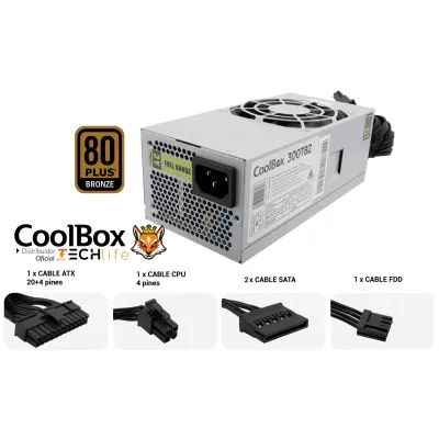 CoolBox T300 300W 80 Plus Bronze CoolBox T300 300W 80 Plus Bronze
