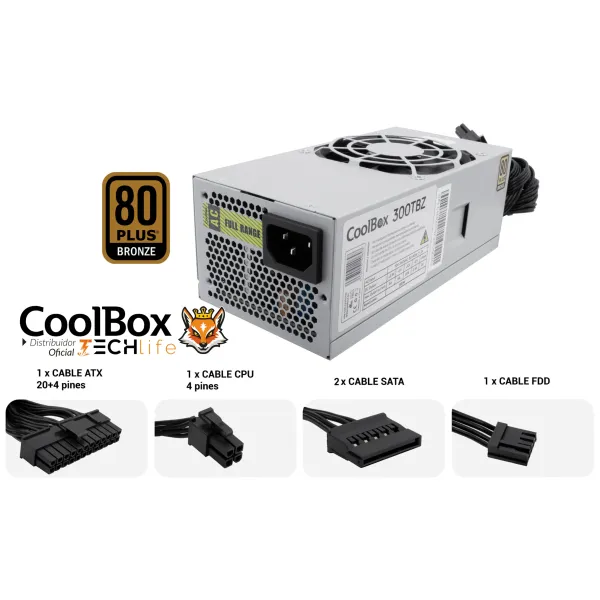 CoolBox T300 300W 80 Plus Bronze