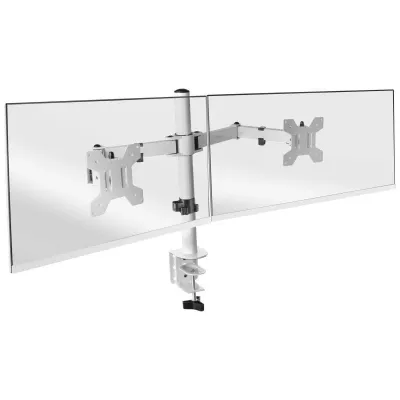 Mars Gaming MARM2W Soporte Dual de Brazo para Monitor 13"-27"