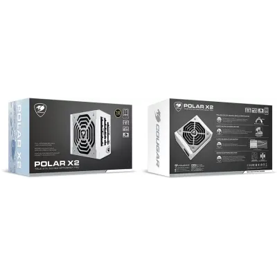Cougar Polar X2 1200W PCIe 5.0 80 Plus Platinum Full Modular Cougar Polar X2 1200W PCIe 5.0 80 Plus Platinum Full Modular