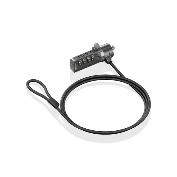 Cable de Seguridad para Portátiles Aisens ASLK-D40N03-BK/ 1.5m