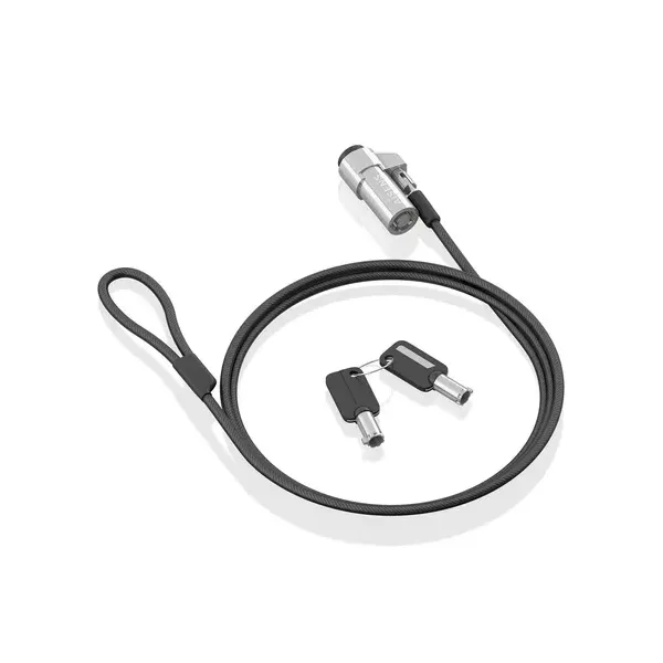 Cable de Seguridad Tipo NANO para Portátiles Aisens ASLK-D45K06-BK/ 1.5m
