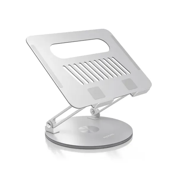 Aisens Soporte de Sobremesa XL Giratorio Ajustable para Portátil/Tablet 10-17 Plata 