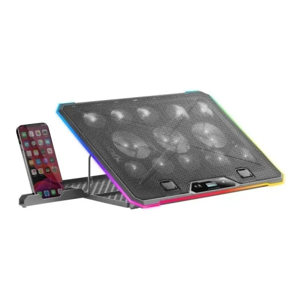 Mars Gaming MNBC13 Base Refrigeradora y Stand ARGB para Portátiles Hasta 17” 