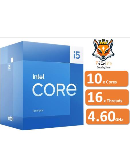 Intel Core i5-13400 10x Cores a 2.50Ghz/4.6Ghz 20MB con Gráficos In...