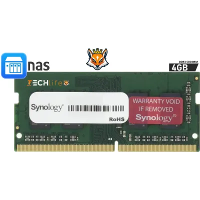 Synology D3NS1866L-4G SO-DIMM DDR3L 1866MHz 4GB Synology D3NS1866L-4G SO-DIMM DDR3L 1866MHz 4GB