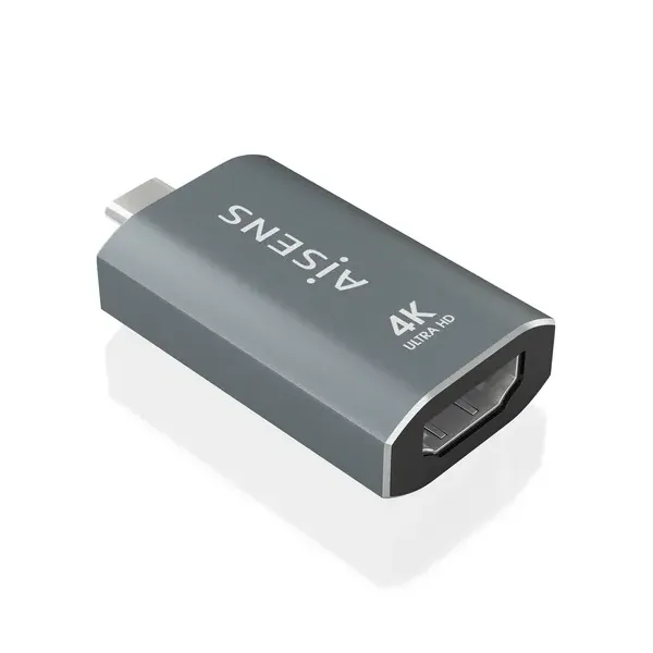 Adaptador USB Tipo-C Aisens A109-0862/ USB Tipo-C Macho/ HDMI 4K Hembra