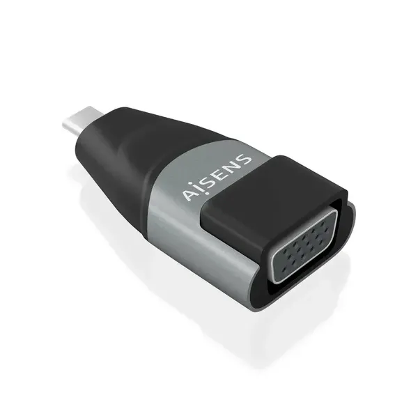 Adaptador USB Tipo-C Aisens A109-0863/ USB Tipo-C Macho/ VGA Hembra