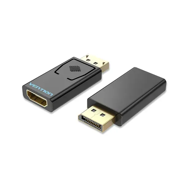 Vention HBKB0 Adadptador DisplayPort Macho a HDMI Hembra 1080p 60Hz Negro