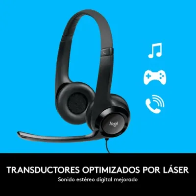 Logitech H390 Auriculares con Cable y Supresión de Ruido