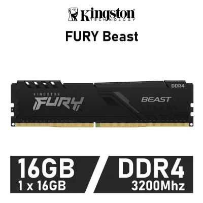 Kingston FURY Beast DDR4 3200 MHz 16GB CL16 Kingston FURY Beast DDR4 3200 MHz 16GB CL16