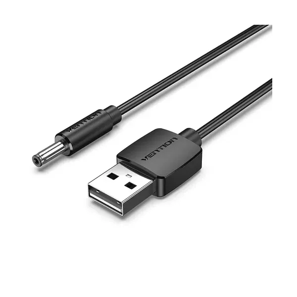 Cable Conversor USB Vention CEXBF/ USB Macho - DC 3.5mm Macho/ 1m/ Negro