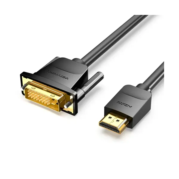 Cable Conversor Vention ABFBG/ DVI-D Macho - HDMI Macho/ 1.5m/ Negro