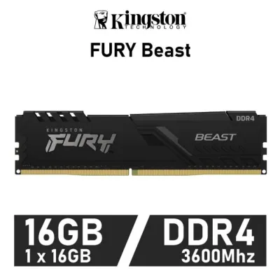 Kingston FURY Beast DDR4 3600 MHz 16GB CL18
