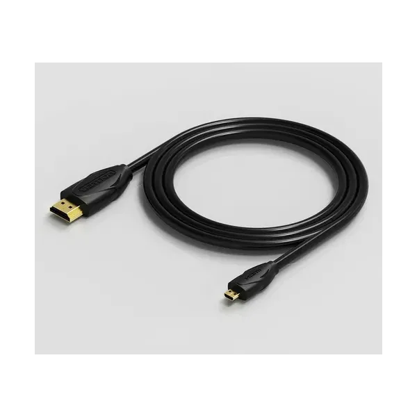 Cable HDMI Vention VAA-D03-B300/ HDMI Macho - Micro HDMI Macho/ 3m/ Negro