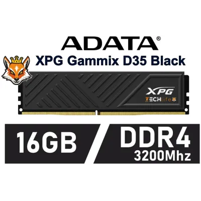 ADATA XPG Gammix D35 Black 16GB DDR4 a 3200MHz CL16 1.35v