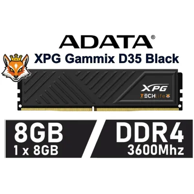 Adata XPG GAMMIX D35 DDR4 3600MHz 8GB 1x8GB CL18 Adata XPG GAMMIX D35 DDR4 3600MHz 8GB 1x8GB CL18