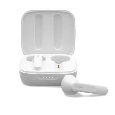 NGS Artica Move White Auriculares Inalámbricos con Estuche de