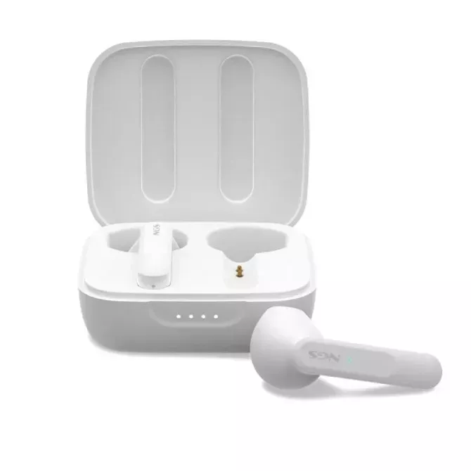 NGS Artica Move White Auriculares Inalámbricos con Estuche de