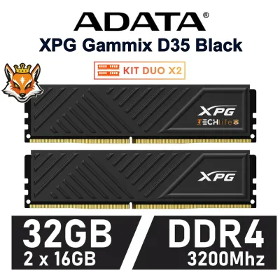 Memoria RAM Adata XPG GAMMIX D35 DDR4 3200MHz 32GB 2x16GB CL16 Memoria RAM Adata XPG GAMMIX D35 DDR4 3200MHz 32GB 2x16GB CL16