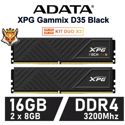 Adata XPG D35 Gaming DDR4 3200Mhz 16GB 2x8GB Negro Adata XPG D35 Gaming DDR4 3200Mhz 16GB 2x8GB Negro