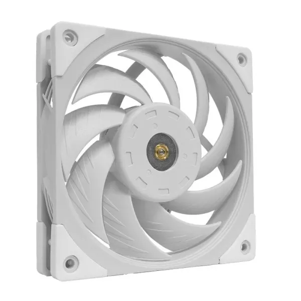 Mars Gaming MF-NC Ventilador PWM 120mm Rodamiento FDB de Cobre con Aspas Híbridas Blanco