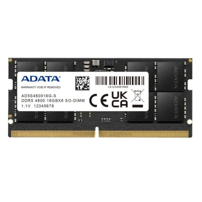 ADATA 16GB DDR5 4800 MHz 1.1v - Memoria SO-DIMM ADATA 16GB DDR5 4800 MHz 1.1v - Memoria SO-DIMM