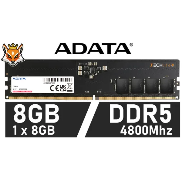Adata Premier 8GB DDR5 a 4800MHz CL40 1.1v