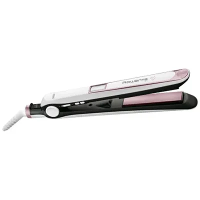 Plancha para el Pelo Rowenta Premium Care 7/7/ Blanca y Rosa Plancha para el Pelo Rowenta Premium Care 7/7/ Blanca y Rosa