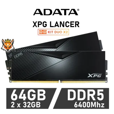 ADATA XPG Lancer KIT 64GB DDR5 a 6400MHz CL32 1.4V XMP 3.0