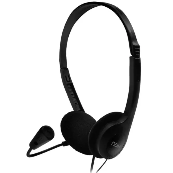 NOX Voice One Stereo Auriculares con Micrófono Negros 