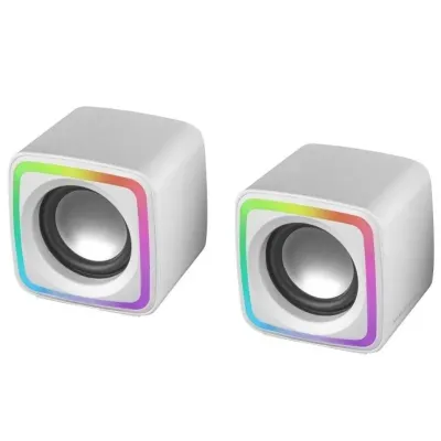 Mars Gaming MSCUBEW Altavoces Gaming RGB DSP 8W Blancos