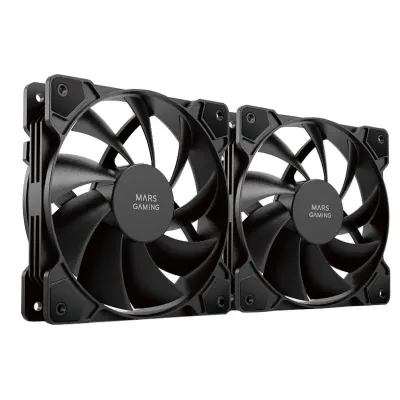 Mars Gaming MFPROX2 Set de 2 Ventiladores 120mm Negros Mars Gaming MFPROX2 Set de 2 Ventiladores 120mm Negros