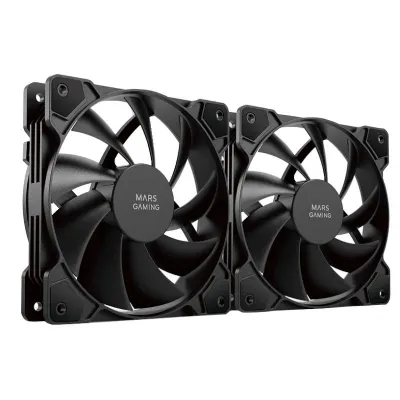 Mars Gaming MFPROX2 Set de 2 Ventiladores 120mm Negros Mars Gaming MFPROX2 Set de 2 Ventiladores 120mm Negros