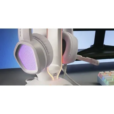 Mars Gaming MH320W Auriculares Gaming RGB Blanco