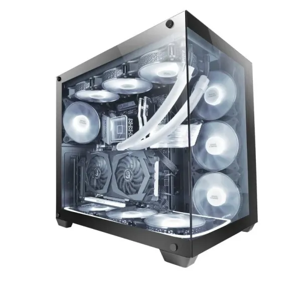 Mars Gaming MCV4 Torre XXL E-ATX Cristal Templado Lateral y Frontal Sin Marco Negro