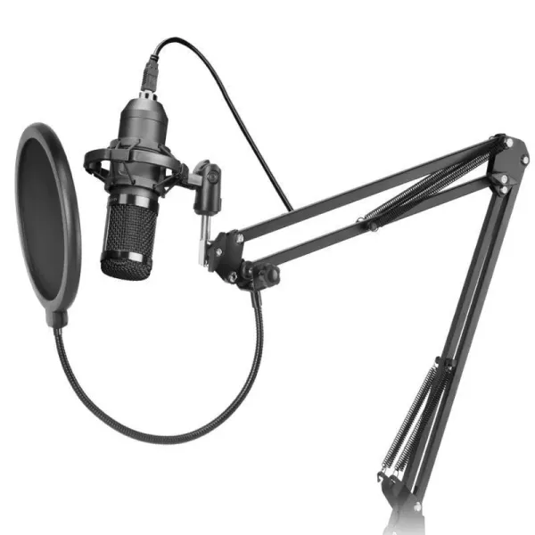 Mars Gaming MMICPRO Micrófono Cardioide de Brazo Extensible para Streamings