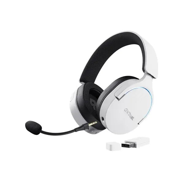 Trust GXT 491W FAYZO Auriculares Gaming Inalámbricos USB-C Blancos 