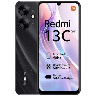 Xiaomi Redmi 13C 5G Negro 128GB 4GB 6.74" Xiaomi Redmi 13C 5G Negro 128GB 4GB 6.74"