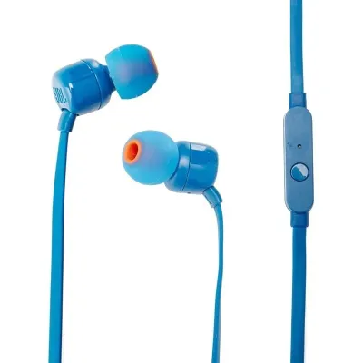 JBL T110 Auriculares con Micrófono Azules JBL T110 Auriculares con Micrófono Azules