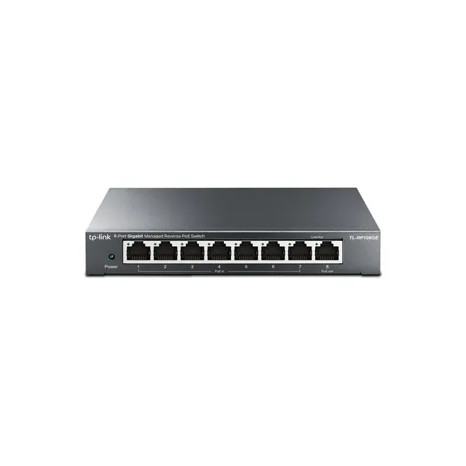 Switch TP-Link TL-RP108GE 8 Puertos/ RJ-45 10/100/1000 PoE