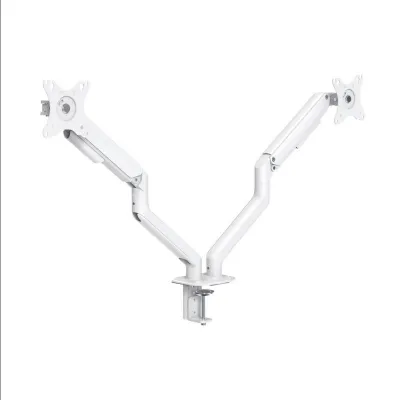 TooQ DB4132TNR-W Soporte de Mesa Giratorio/Inclinable para 2