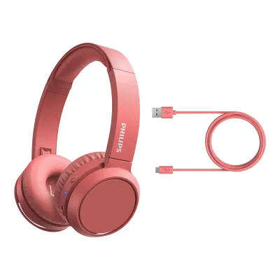 Philips TAH4205RD/00 Auriculares Inalámbricos Bluetooth Rojos