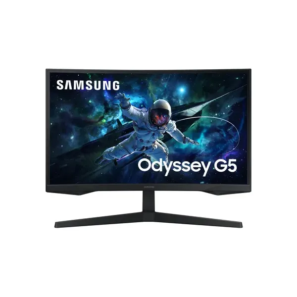 Monitor Gaming Curvo Samsung Odyssey G5 S27CG554EU 27'/ QHD/ 1ms/ 165Hz/ VA/ Negro