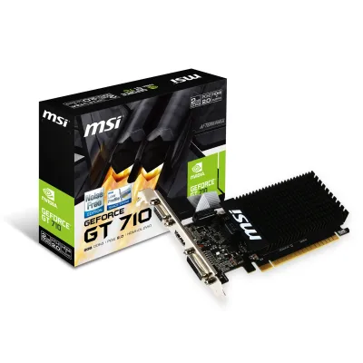 MSI Geforce GT 710 2GB GDDR3 Silent MSI Geforce GT 710 2GB GDDR3 Silent