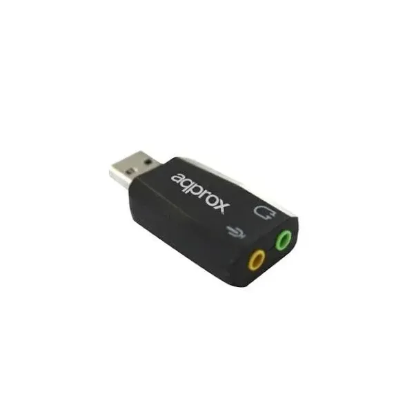 Tarjeta De Sonido Usb 7.1 Approx Appusb71 + Volumen