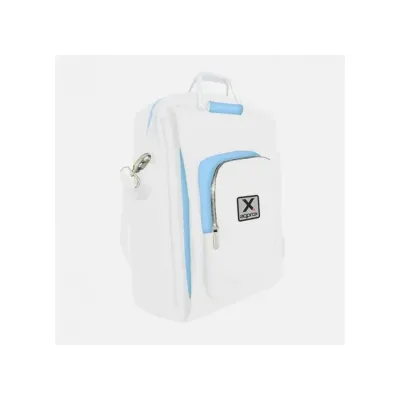 Mochila De Portatil 15.6"approx Diseño En Color Blanco/azul Mochila De Portatil 15.6"approx Diseño En Color Blanco/azul
